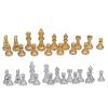 32 Pieces Medieval Chess Set Including Chessmen with Gold and Silver Figures International Game Chess Pieces for Kids and Adults, Featuring a 1.93in King Figure view 1