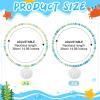 Ferreve 12 Pcs Seashell Necklaces Mermaid Party Favors Seashell Clay Beaded Necklace Set Under the Sea Mermaid Birthday Goodie Bags Beach Themed Ocean Party Supplies view 3
