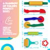 DIMROM Clay and Play Dough Tools Six Piece Set - Ages 3 & Up (18pcs) view 3