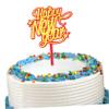 FAVOMOTO 6pcs Year Party Cake Toppers Festive Cake Decoration Inserts Happy Year Designs for and Desserts for Celebrating The Holiday Party view 4
