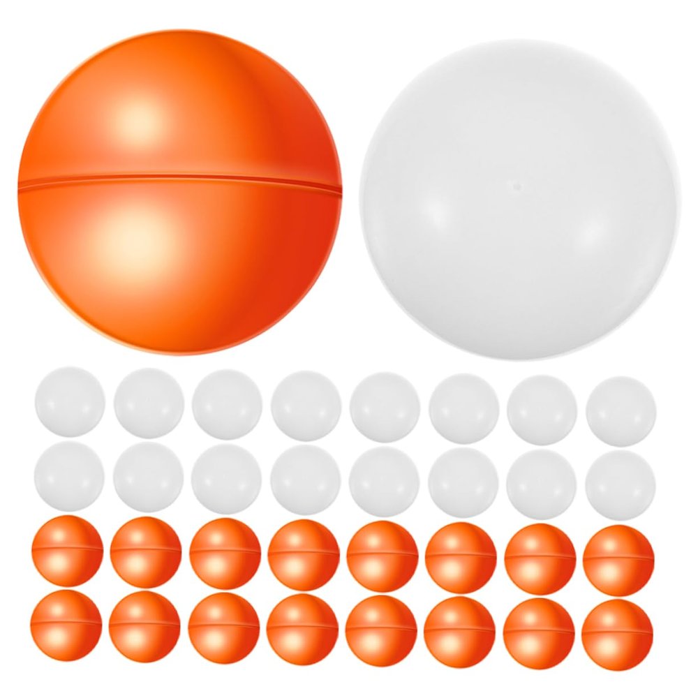 FAVOMOTO 50pcs Raffle Balls Openable Feature Plastic Lottery Balls for Props for Activities Celebrations and Events