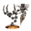 3D Metal Puzzles Mechanical Wasp Base for Adults, 627+PCS Steampunk Model Kit DIY Assembly Kit to Build, 3D Jigsaw Puzzle Desk Ornament Kit Craft Toys for Teens view 1