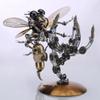 3D Metal Puzzles Mechanical Wasp Base for Adults, 627+PCS Steampunk Model Kit DIY Assembly Kit to Build, 3D Jigsaw Puzzle Desk Ornament Kit Craft Toys for Teens view 3