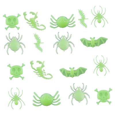 Hohopeti 48pcs Halloween Glow The Bat Finger for Spooky Parties and Boys and Girls Fun Halloween Activities