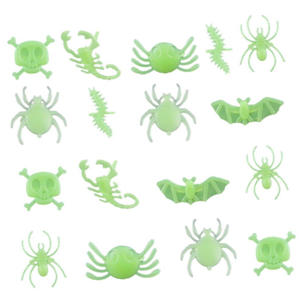 Hohopeti 48pcs Halloween Glow The Bat Finger for Spooky Parties and Boys and Girls Fun Halloween Activities