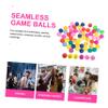 WOONEKY 60pcs Lottery Balls for Raffles and Drawings Plastic Game Balls Numbers Fun Party Game Supplies for Events and Gatherings view 2