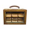 300 Ct. Walnut Luxury Custom Poker Chip Set - 8 Stripe view 2