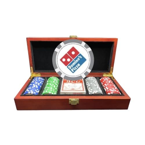100 Ct. Mahogany Luxury Custom Poker Chip Set - 8 Stripe