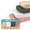 100% Muslin Changing Pad Cover Ultra Soft 120GSM Baby Changing Pad Covers for Girls and Boys - Easy wash Diaper Changing pad Cover with Low Shrinkage (4 Pack - White/Sage Green/Beige/Sand) view 1