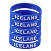 HANABASS Country Flag Decorative Wristband 5 Pack Silicone Wristbands for Sports Games view 1