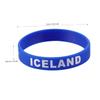 HANABASS Country Flag Decorative Wristband 5 Pack Silicone Wristbands for Sports Games view 4