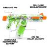 Hyper Glow in The Dark Nightmare Blaster, Semi and Fully Automatic Blaster & 10,000 Glow in The Dark Hyper Pellets, 700 Capacity Mag, Eyewear, Ages 14 & Up by ZURU view 3