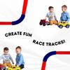 45 Degree Curved Tracks Compatible with Hot Wheels Racetracks | Create Epic Race Tracks | 45 Degree Turns Multipacks | Made in USA (45 Degree, 5-Pack) view 4