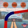 90 Degree Curved Tracks Compatible with Hot Wheels Racetracks | Create Epic Race Tracks | 90 Degree Turns Multipacks | Made in USA (90 Degree, 3-Pack) view 4