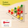 3 Pack - Wooden Triangle Peg Board Game - Retro Mini Travel Game view 3