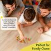 3 Pack - Wooden Triangle Peg Board Game - Retro Mini Travel Game view 4