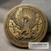 1.75-inch St Michael The Archangel Challenge Coin, Baptismal Gift, Baptism Gift, St Michael Pendant Zinc Alloy, Religious Gifts for Men and Women, Guardian Angel Coin Constant Reminder of Protection view 3