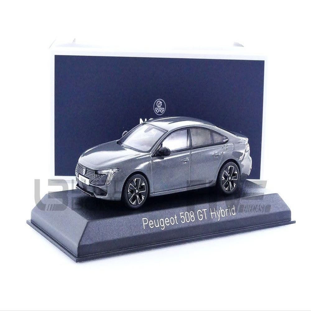 NOREV 1/43 - P-EUGEOT 508 GT Hybrid - 2023, Gray
