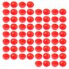 Cabilock Raffle Openable 50pcs Raffle Balls, 3cm Hollow Balls Plastic Bingo Balls Pong Balls Table Tennis Balls Round Capsules Game Balls Props for Games Red view 1