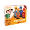 FUNERICA Toy Figures & Playsets - Firefighter, Police, Sanitation, Construction Worker - Play People Figures for Toddlers & Kids - Little People Toy Figurines - Mini People Community Helpers (4-Pack) view 4