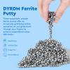 DYRDM 500+ Original Ferrite Putty Silver, Sensory Stones, Adult Fidget Stress Relief Desk & Office Item, Ferrite Stones Stocking Stuffers Gifts view 2