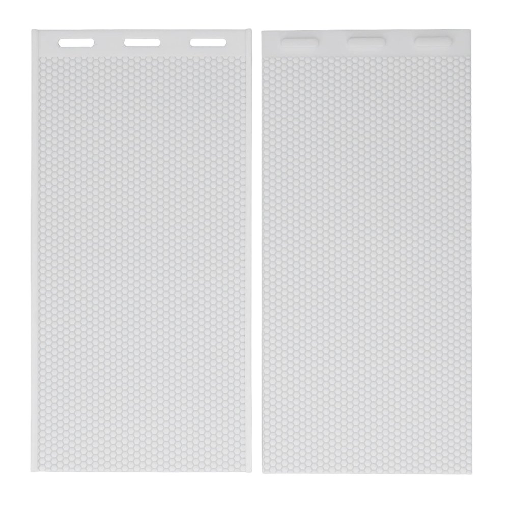 2-Pack 5.4mm Silicone Beeswax Molds for Foundatiion Sheets Press - Ideal Beehive Sheets Molds for Beeswax Embosser Machine