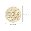 Abaodam Wooden Divination Board 5.90In Astrology Carved Decorative Panel for Home Board Decoration Metaphysical Fortune Telling Toy view 2
