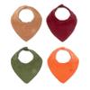 Parker Baby Muslin Bandana Drool Bibs | 100% Soft Muslin Cotton, Absorbent & Adjustable | Stylish Teething & Drooling Bibs view 1