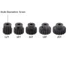 5pcs Mod 1 Pinion Gear 5mm Set Hardened Steel 12T 14T 16T 18T 20T Fit 5mm RC Motor Shaft M1 Pitch Gears Compatible with Arrma Traxxas Axial HSP Redcat Losi RC Car Truck Buggy (with Screwdriver) view 2