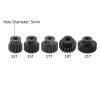 5pcs Mod 1 Pinion Gear 5mm Set Hardened Steel 13T 15T 17T 19T 21T Fit 5mm RC Motor Shaft M1 Pitch Gears Compatible with Arrma Traxxas Axial HSP Redcat Losi RC Car Truck Buggy (with Screwdriver) view 2