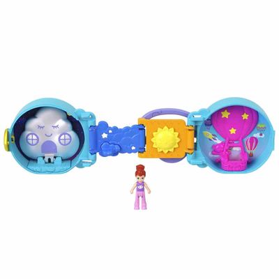 Polly Pocket Travel Fun Mini Playset HRD73 - Blue