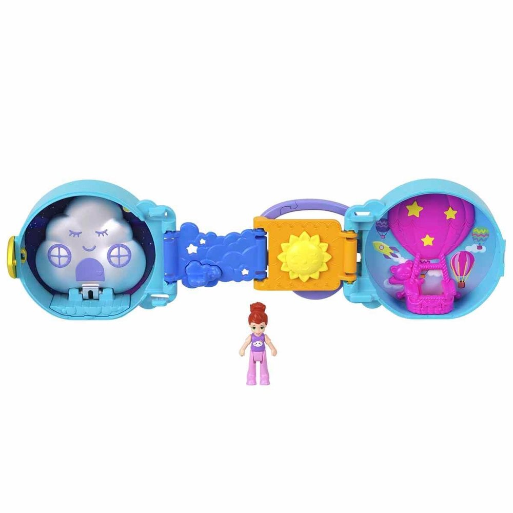 Polly Pocket Travel Fun Mini Playset HRD73 - Blue