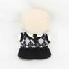 niannyyhouse 10cm Plush Doll Clothes Shirt Skirt Tie Vest Campus Suit Dolls Accessories (Black-2) view 2