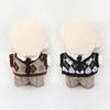 niannyyhouse 10cm Plush Doll Clothes Shirt Skirt Tie Vest Campus Suit Dolls Accessories (Black-2) view 4