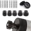 5pcs Mod 1 Pinion Gear 5mm Set Hardened Steel 11T 12T 13T 14T 15T Fit 5mm RC Motor Shaft M1 Pitch Gears Compatible with Arrma Traxxas Axial HSP Redcat Losi RC Car Truck Buggy (with Screwdriver) view 4