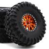 cvking RC Tires Compatible with TRX4 for TRX6 for Axial SCX10 90046 RR10 Wraith 4PCS 2.2" Metal Beadlock 12-Spokes Wheel Rim for RC Crawler Car (Color : 2) view 4