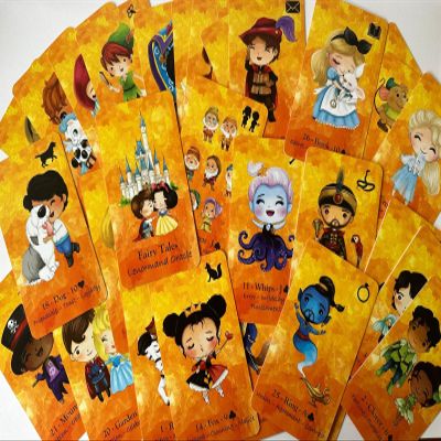 Fairy Tales Lenormand Oracle Cards Deck. Cartoons Inspired Lenormand Divination Cards