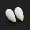2 Pairs Vampire Teeth Costume 15mm Fangs Fake Teeth with Adhesive Fake Teeth Halloween Decorations Party Cosplay Props Werewolf Fangs Vampire Dentures Party Favors Masquerade Accessories Gift view 3