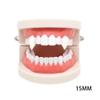 2 Pairs Vampire Teeth Costume 15mm Fangs Fake Teeth with Adhesive Fake Teeth Halloween Decorations Party Cosplay Props Werewolf Fangs Vampire Dentures Party Favors Masquerade Accessories Gift view 4