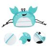 Hemoton Crab Shape Mesh Beach Bag for Boy Girl Fun Shell Collecting Pouch for Beach Toys Lightweight and Breathable Material for Family Outings and Adventures view 3