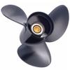 Rareelectrical New Aluminum Propeller Compatible with Yamaha 2 Stroke 13 Spline 55 1976-1995 3311-116-11 59130-Zv5-011Ah 663-45947-02-El 69W-45947-00-00 6H5-45952-00-00 Diameter 11.6 Pitch 11 Spline view 1