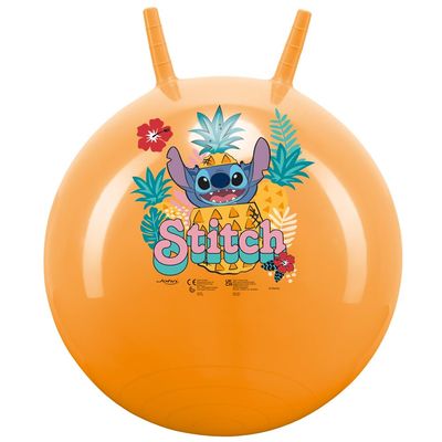 John 59528 Disney Stitch Lilo Jumping Ball Orange Pearl Effect 50 cm