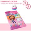 Gabbys Dollhouse 2 Piece Sleeping Slumber Bag and Squishy Pillow,54"x30",Ages 3+ view 4