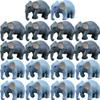 balacoo Mini Elephant Figurines Tiny Animal Statues Miniature Elephant Moss Ornaments for Home Office Garden Decoration Baby Shower Centerpiece view 1