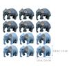 balacoo Mini Elephant Figurines Tiny Animal Statues Miniature Elephant Moss Ornaments for Home Office Garden Decoration Baby Shower Centerpiece view 2