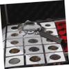 NUOBESTY 6sheets Transparent Album Pages for Collectors Holder for Stamps and Challenge Loose-leaf Storage and Stamp Display view 2