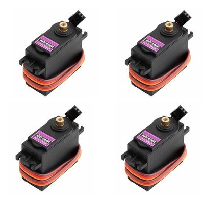 Generic 4pcs 13kg 15kg Servos Digital MG995 MG996 MG996R Servo Metal Gear Motor for JR Car RC Helicopter Boat for - (Speed(RPM): MG996R / Voltage(V): 4.8v-7.2v)
