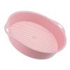 Mipcase Plastic Garden Sieve Handle Sifting Tool for Gardening Lightweight and Easy Use Mesh Strainer for Soil Stones and Compost Pink view 1