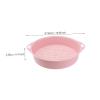Mipcase Plastic Garden Sieve Handle Sifting Tool for Gardening Lightweight and Easy Use Mesh Strainer for Soil Stones and Compost Pink view 2