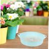 Kisangel Plastic Soil Sieve Handle Lightweight Gardening Tool for Sifting Dirt and Stones Balcony Gardens Blue view 3